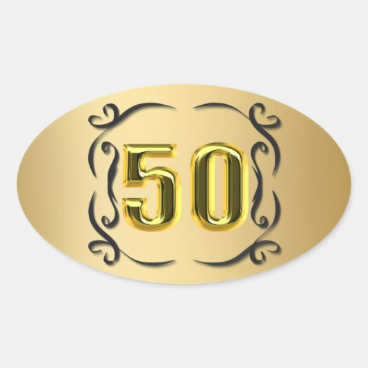 50 gouden zegels en Stickers (Voorkant)