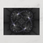 50 grijze schaduwen - fractale kunst briefkaart (Voorkant)