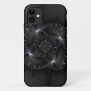 50 grijze schaduwen - fractale kunst iPhone 11 hoesje