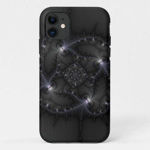 50 grijze schaduwen - fractale kunst iPhone 11 hoesje