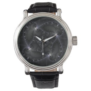 50 grijze schaduwen - fractale kunst horloge