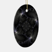 50 grijze schaduwen - fractale kunst keramisch ornament (Rechts)