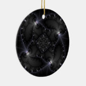 50 grijze schaduwen - fractale kunst keramisch ornament (Rechts)