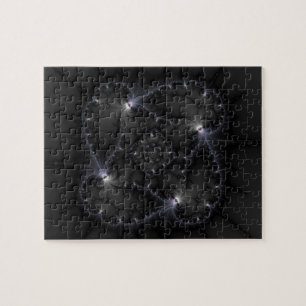 50 grijze schaduwen - fractale kunst legpuzzel