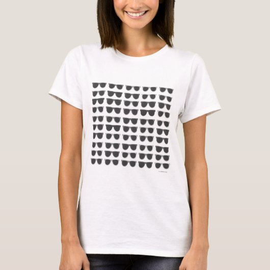 50 Grijze Zonnebril T-shirt (Voorkant)