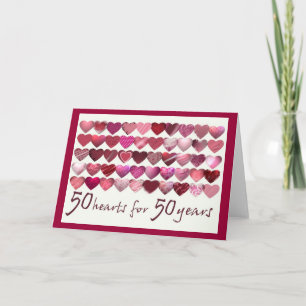 50 harten voor 50 jaar! kaart