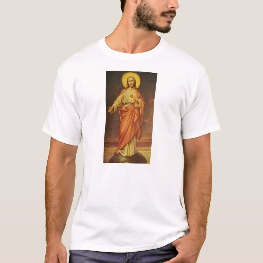  '50' heilig hart van Jezus T-shirt (Voorkant)