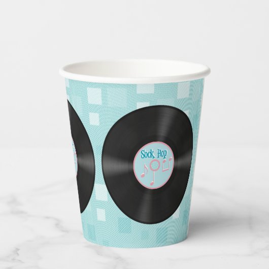 50-inch stijlpagina-record papieren bekers (Achterkant)