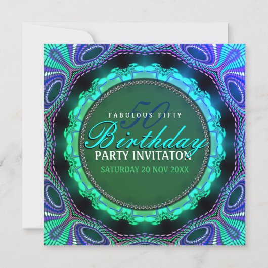 50 invitations fabuleuses super de fête (Devant)