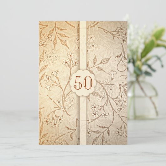 50 invitations pour les noces d'or (Debout devant)
