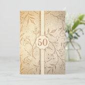 50 invitations pour un anniversaire de mariage d'o (Debout devant)