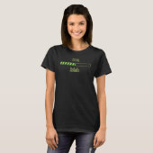 50 Irish Loading Bar Joke Funny St Patrick's Day H T-shirt (Voorkant volledig)