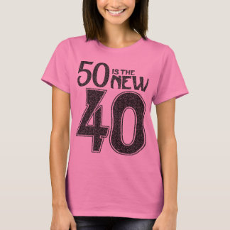 50 is de NIEUWE 40 (zwart) T-shirt