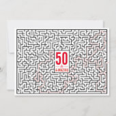 50 is een verbluffend, modern design, aangepaste f kaart (Achterkant)