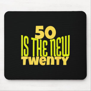 50 Is Het Nieuwe Twintig Grappige 50e Verjaardag 5 Muismat