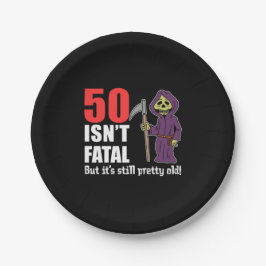 50 is niet fataal, maar het is nog steeds oude gri papieren bordje