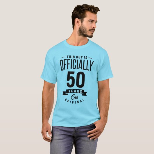 50 jaar - 50e verjaardag Funny Gift T-shirt (Voorkant volledig)