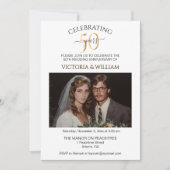 50 jaar bruiloft Jubileum feest Kaart (Voorkant)