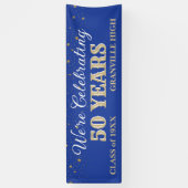 50 jaar! CUSTOM 8 FT Klasse Reunion banner (Verticaal)