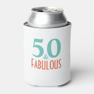 50 jaar en geweldig verjaardagsgeschenk blikjeskoeler