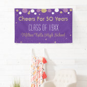 50 jaar feestklas reunion banner (Insitu)