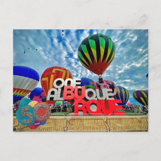 50 jaar fiesta briefkaart (Voorkant)