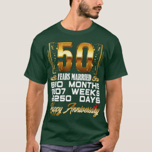 50 jaar gehuwd Funny 50th Wedding Jubileum T-shirt