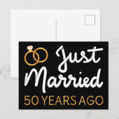50 Jaar Getrouwd IV Briefkaart (Voorkant / Achterkant)