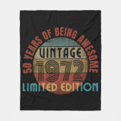 50 jaar geweldig zijn    fleece deken (Voorkant)
