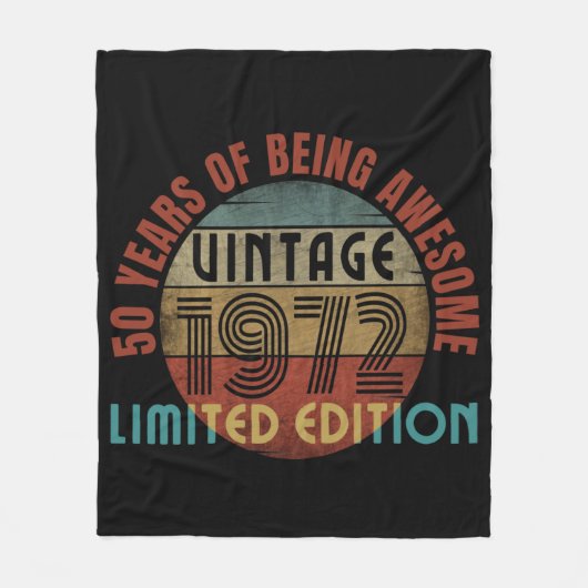 50 jaar geweldig zijn fleece deken (Voorkant)