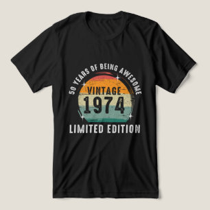 50 jaar Geweldige  1974 Tri-Blend Shirt