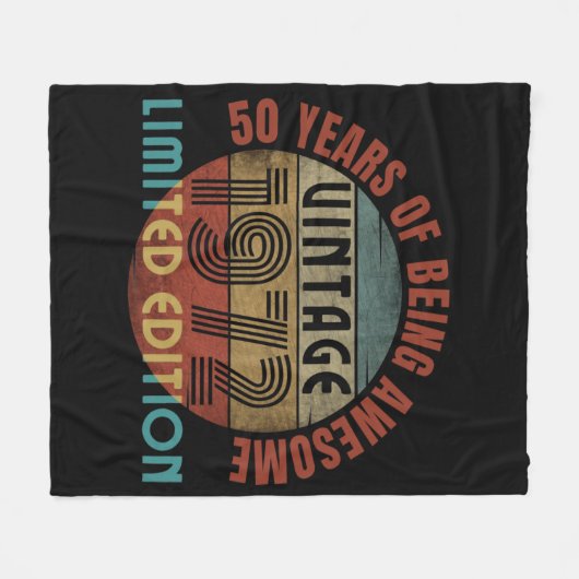 50 jaar geweldige fleece deken (Voorkant (Horizontaal))