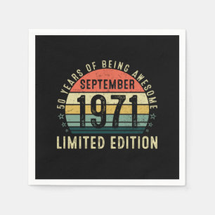 50 jaar Geweldige september 2010 Servet