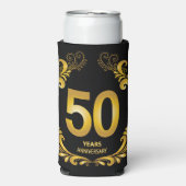 50 jaar Gold Glitter Jubileum (Seltzer Voorkant)