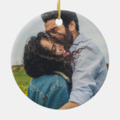 50 jaar Gold Glitter Jubileum Keramisch Ornament (Achterkant)