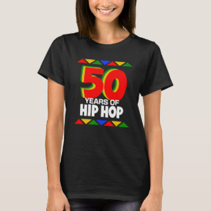 50 jaar Hip Hop 90s Retro 50e Jubileum T-shirt