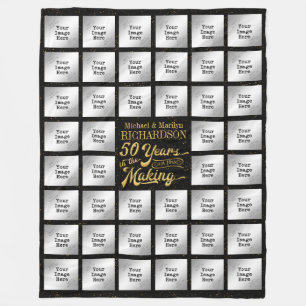 50 jaar in het Making Jubileum 44 Foto Fleece Deken