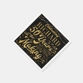 50 jaar in wording (50ste verjaardag) servetten (Hoek)