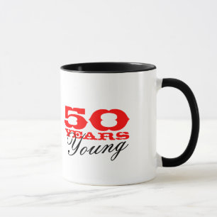 50 jaar jonge mok voor 50e verjaardag