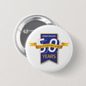 50 Jaar Jubileum Design Ronde Button 5,7 Cm (Voorkant /achterkant)