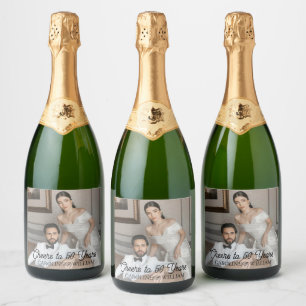 50 jaar Jubileum Party Drink Label Sparkling Wijnetiket