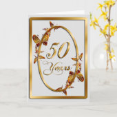 50 jaar kaart (Gele Bloem)