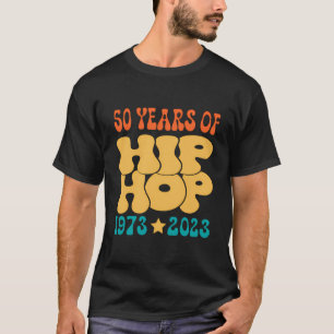 50 jaar oud 50e Jubileum hiphop T-shirt