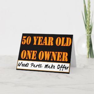 50 jaar oud, één eigenaar - heeft onderdelen nodig kaart