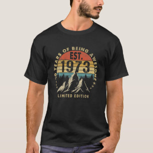 50 jaar oud, gemaakt in 1973 beperkte uitgave 50th t-shirt