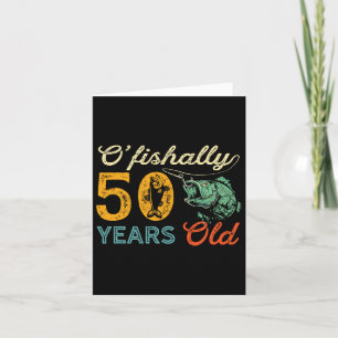 50 jaar oud Gevist cadeau 50ste verjaardag Cool Fi Kaart