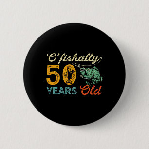 50 jaar oud Gevist cadeau 50ste verjaardag Cool Fi Ronde Button 5,7 Cm