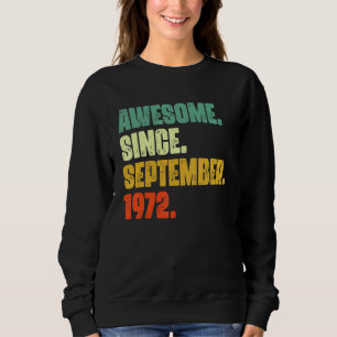 50 jaar oud Geweldige sinds september 1972 50e Trui