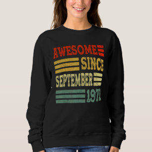 50 jaar oud Geweldige sinds september 1972 50th 17 Trui