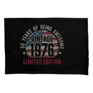 50 Jaar Oud Vintage 1976 50ste Verjaardag Limitier Kussensloop